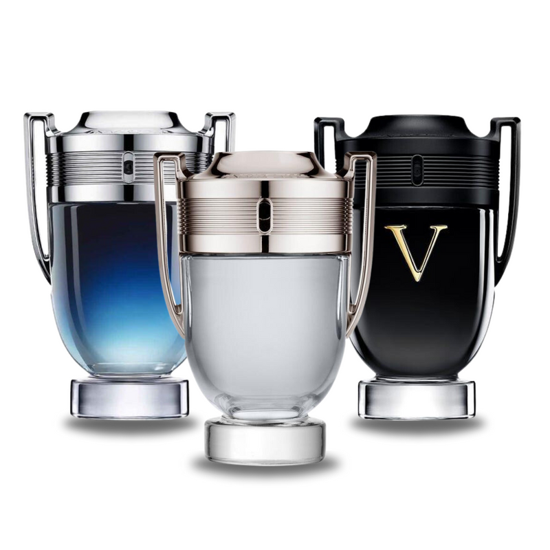 SET 3 PERFUMES PACO RABANNE INVICTUS LEGEND, INVICTUS, INVICTUS VICTORY 100ML
