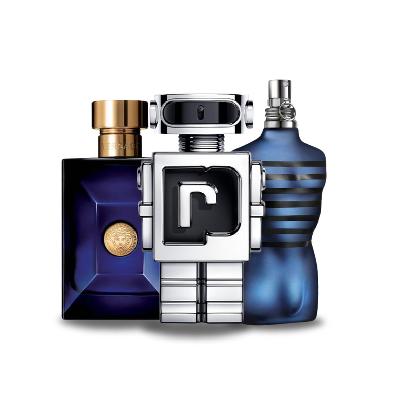 SET 3 PERFUMES TERRE D'HERMÈS, AZZARO WANTED, TOM FORD NOIR EXTREME 100ML